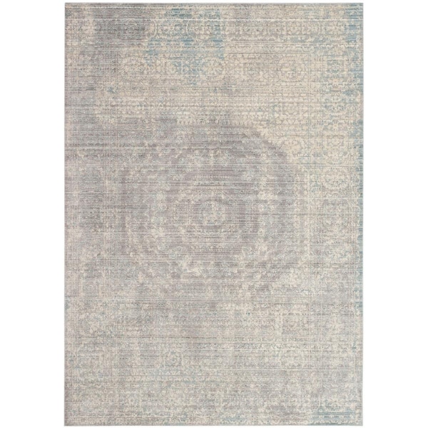 Safavieh Valencia Small Rectangle Area Rug, Grey and Multi - 5 x 8 ft. VAL205C-5 - main